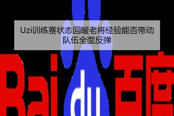 Uzi训练赛状态回暖老将经验能否带动队伍全面反弹